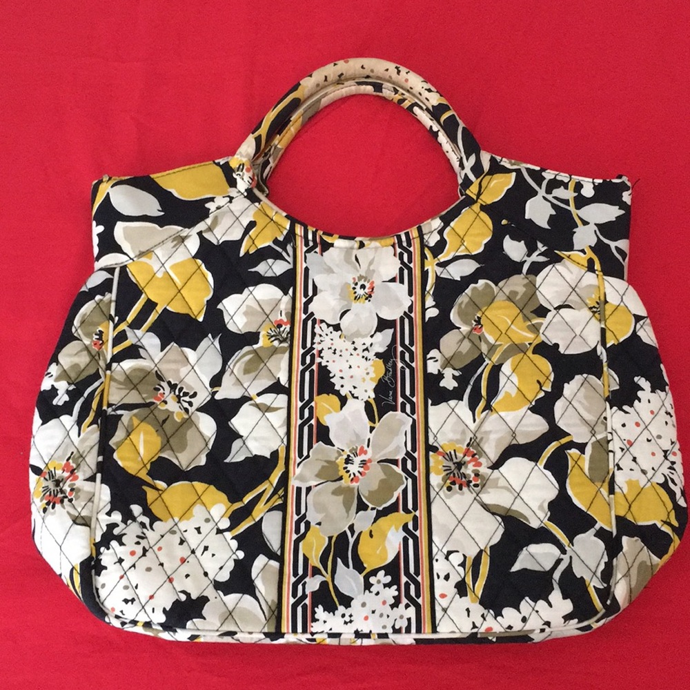 Vera Bradley Yellow and Black Bag